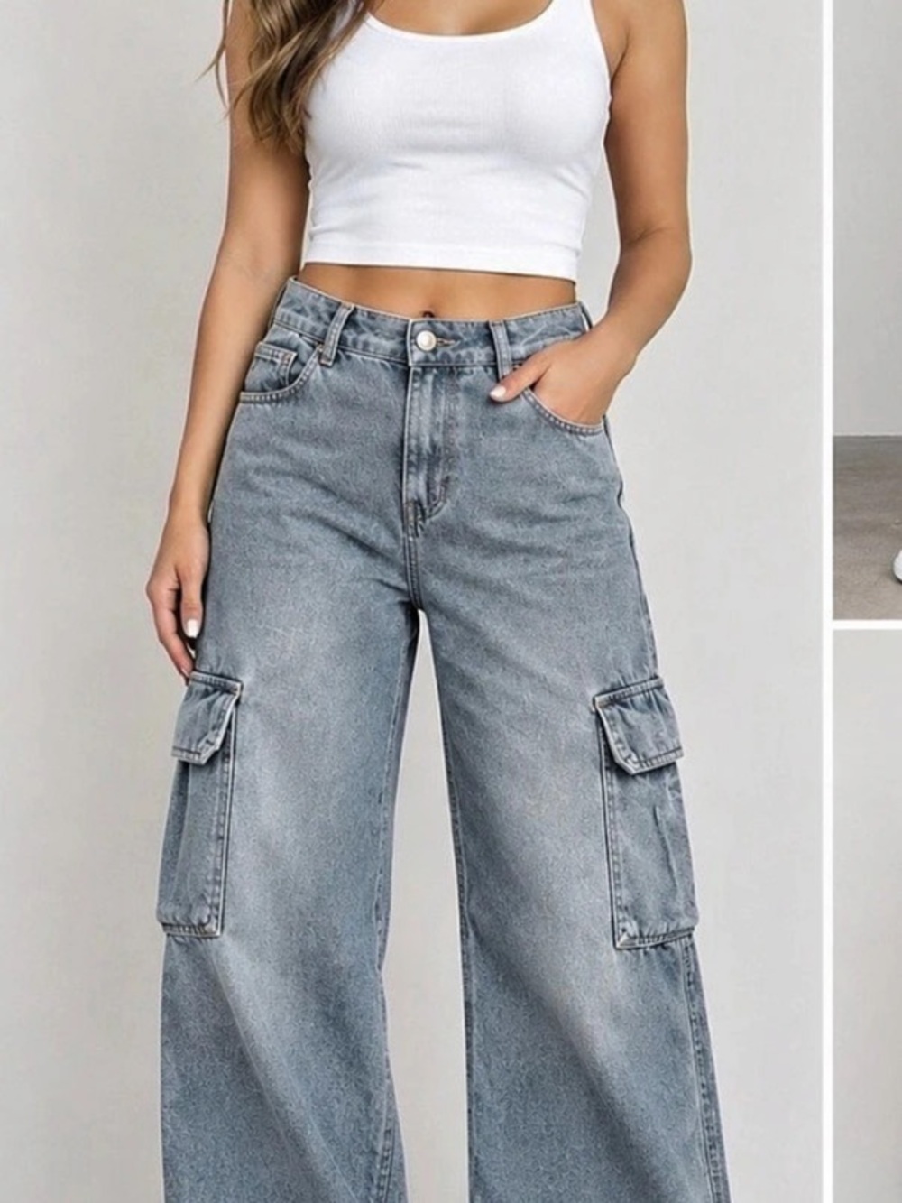 True Religion Women’s Bobby Baby Wide Leg Jeans in Blue W28 NWT